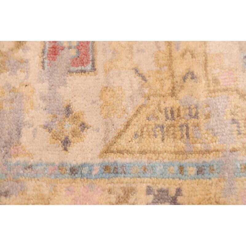 ECARPETGALLERY Hand-knotted Jules Serapi Ivory Wool Rug - 7'11 x 9'11