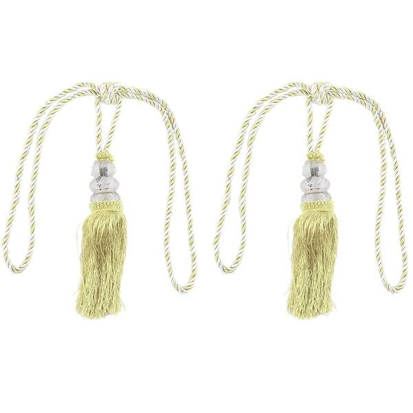 Shop Window Plastic Beaded Fringe Detail Curtain Drapery Tieback