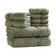 preview thumbnail 96 of 138, Superior Heritage Egyptian Cotton Absorbent 8-Piece Towel Set
