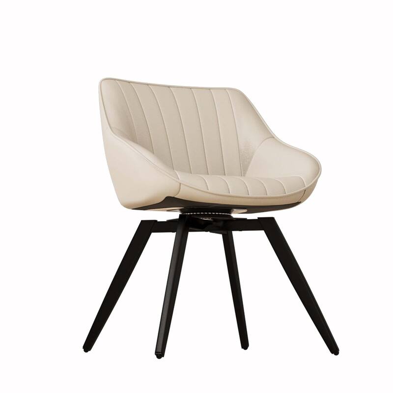 PU Dining Chair With Metal Legs,Set of 4