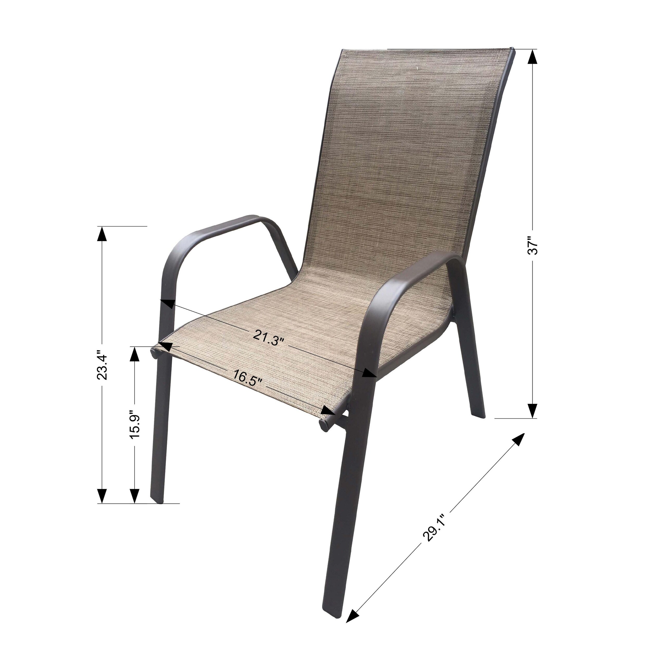 pineville rattan patio dining chair