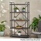 preview thumbnail 8 of 9, Cedarburg Industrial 5 Shelf Firwood Bookcase by Christopher Knight Home