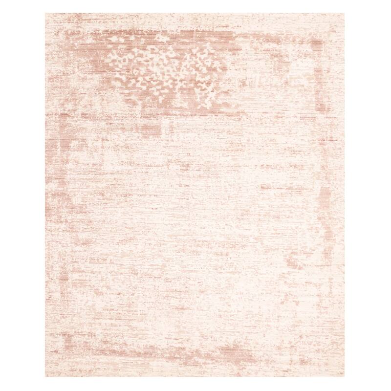 ECARPETGALLERY Hand Loomed Elysian Ivory Rug - 8'1 x 9'10