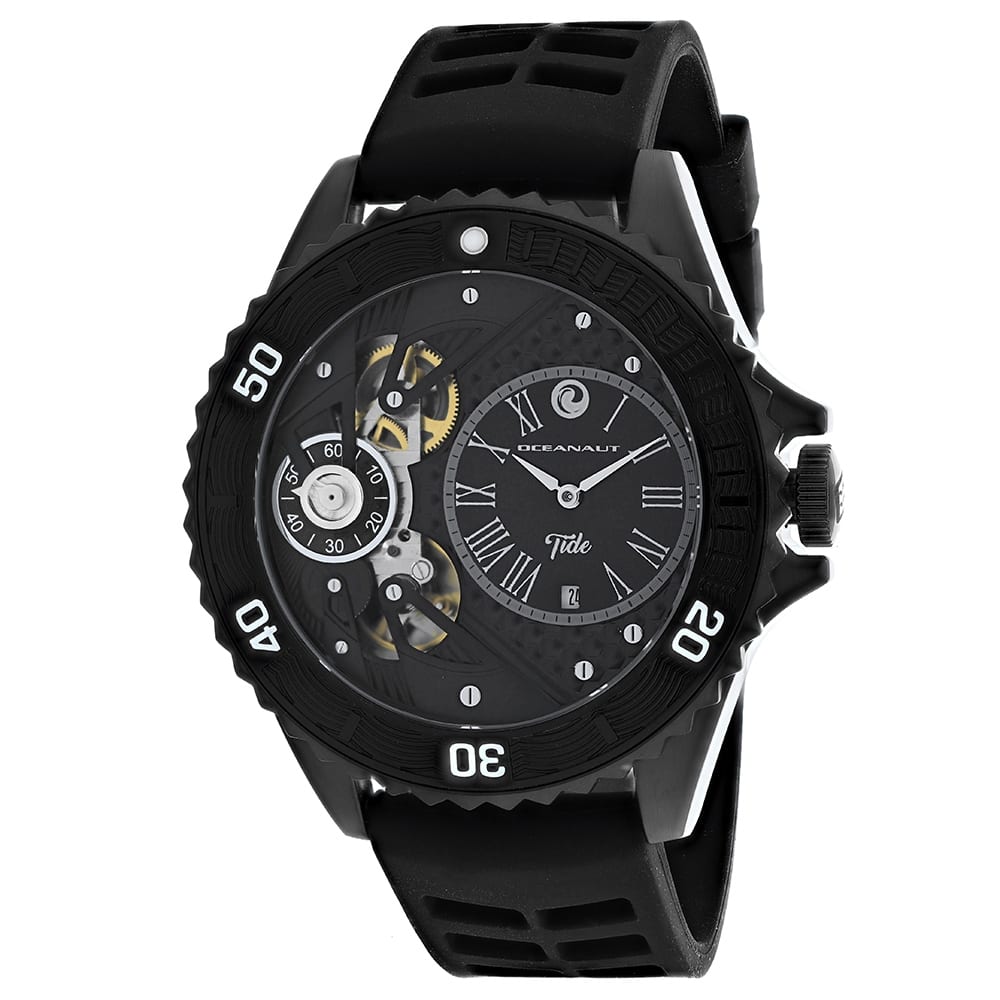 Oceanaut Men's Tide Black Dial Watch - OC0997 - 6 (36)