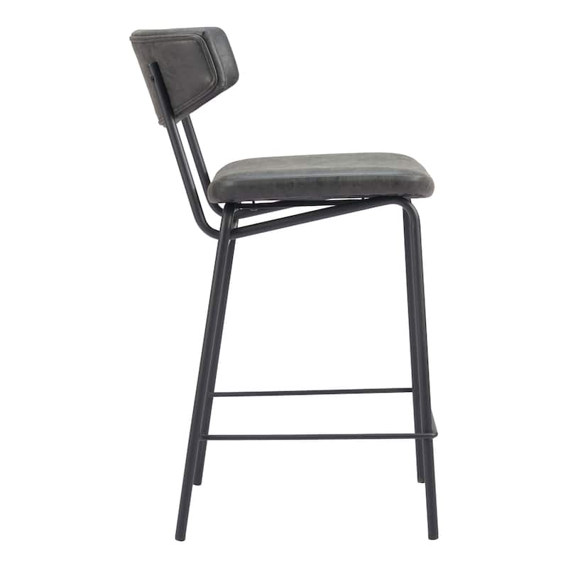 Charon Counter Stool Vintage Black