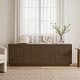 preview thumbnail 15 of 71, Wave Textured Modern Sideboard Cabinet