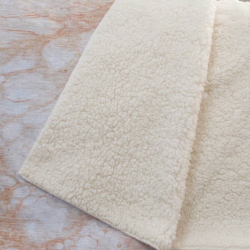 Premium Machine Washable Abstract Modern Sherpa Throw Blanket