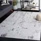 preview thumbnail 3 of 43, SAFAVIEH Parker Bjarnveig Glam Abstract Rug 4' x 6' - Light Grey/Black - Rectangle