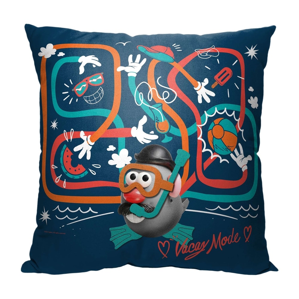 Hasbro Mr. Potato Head 18 Inch Throw Pillow