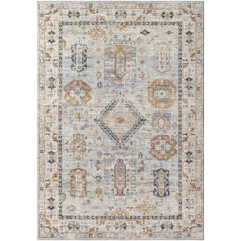 Livabliss Beckham Updated Traditional Medallion Area Rug