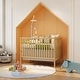 preview thumbnail 46 of 50, 5-in-1 Convertible Crib, Easily Converts from Baby Crib to Toddler Bed, 3 Position Adjustable Height Mattress Support System