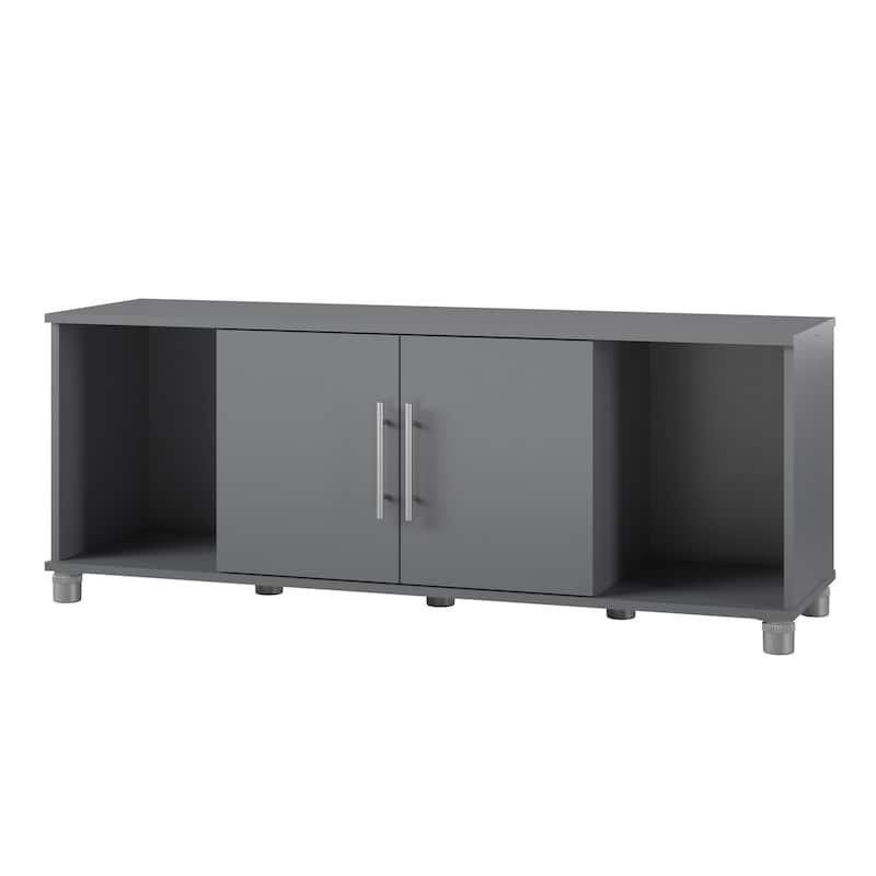 Systembuild Evolution Colwyn Shoe Storage Bench - Graphite Grey