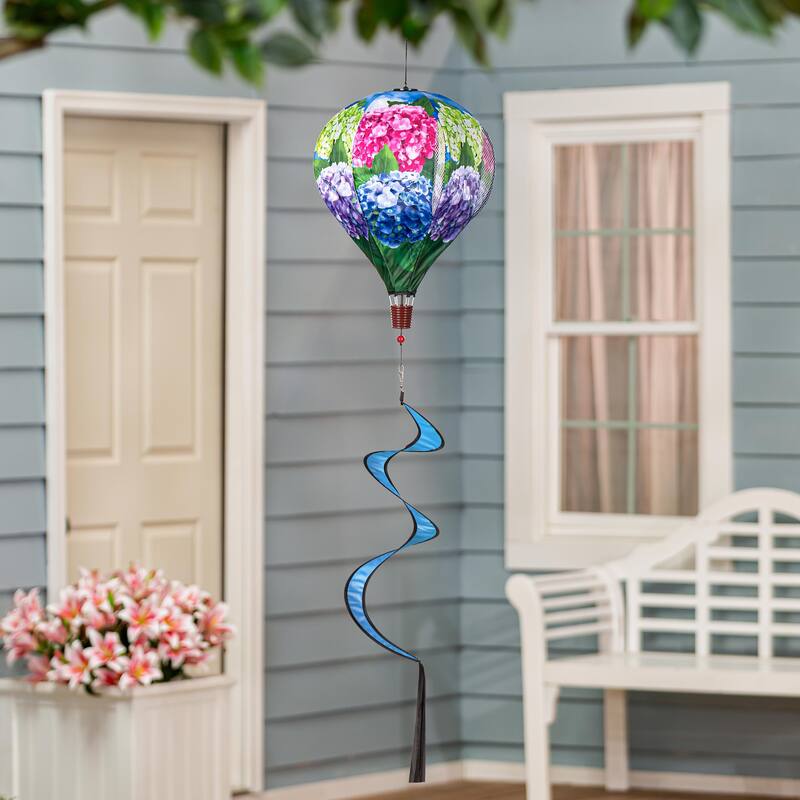 55" Multicolor Hydrangea Balloon Spinner