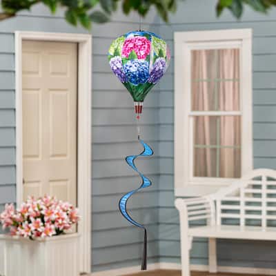 55" Multicolor Hydrangea Balloon Spinner