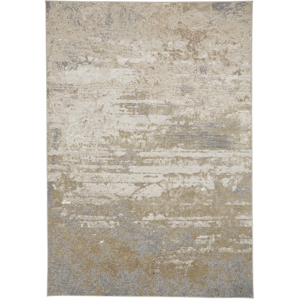 Zises Abstract Area Rug By HomeRoots - 4' x 6'