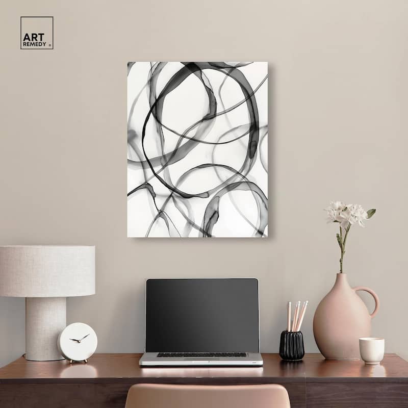 Dynamic Interplay II Canvas by Art Remedy, Gallery Wrapped