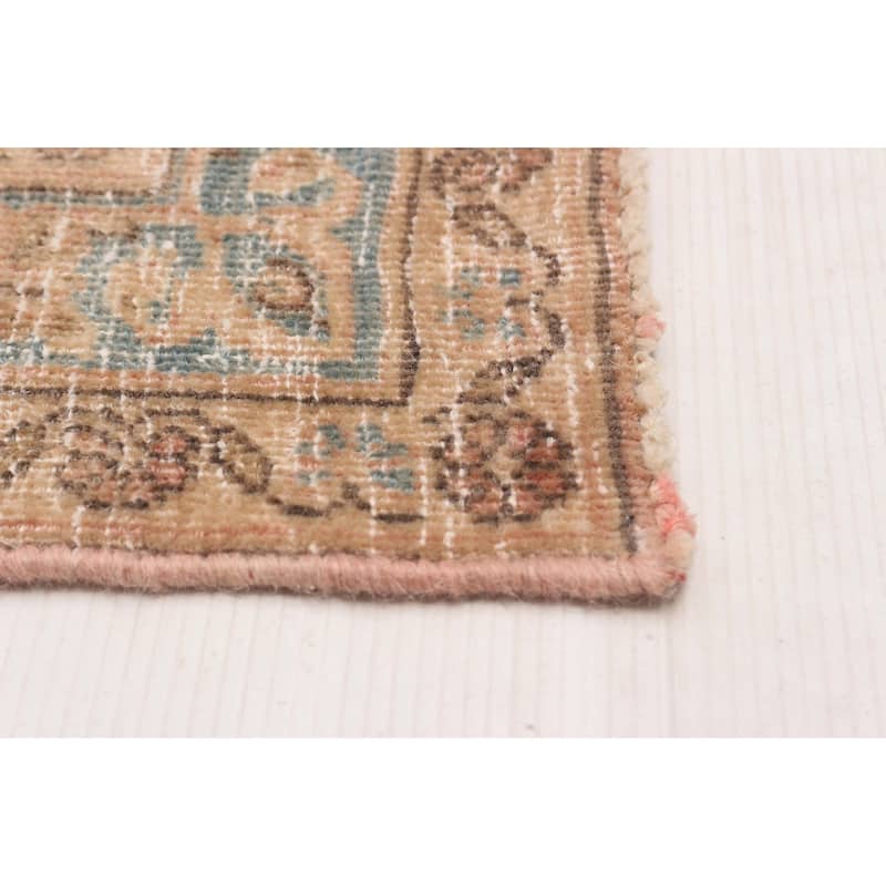 ECARPETGALLERY Hand-knotted Antalya Vintage Salmon Wool Rug - 8'5 x 12'2