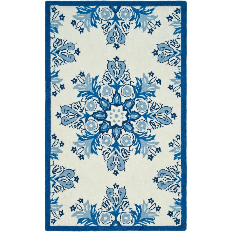 SAFAVIEH Handmade Chelsea Jakobina French Country Wool Rug
