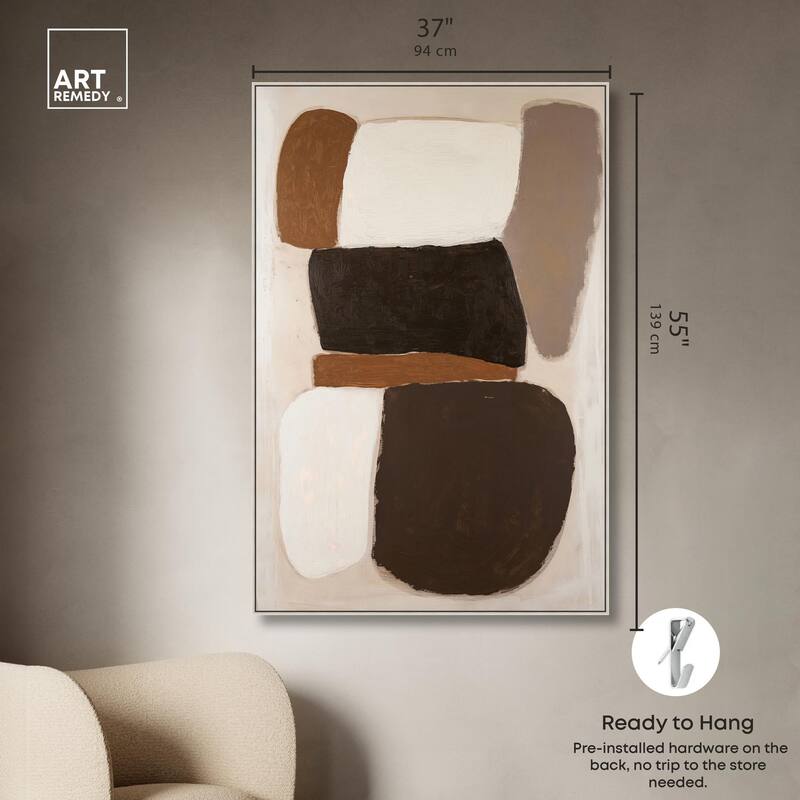 Asymmetrical Balance III Canvas by Art Remedy