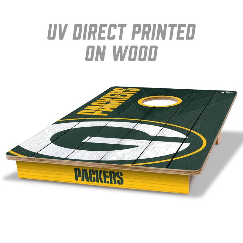 Green Bay Packers NFL Tailgate Cornhole Board Set