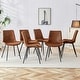 preview thumbnail 12 of 57, Modern Dining Room Kitchen Dining Chair with Black Metal Legs