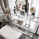 preview thumbnail 8 of 9, Furniture of America Davila Glam Metal 3-Piece Makeup Vanity Set with Mirror and Bench
