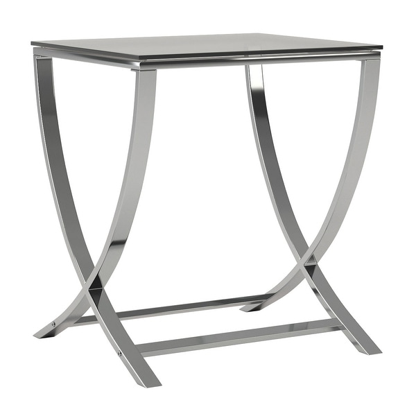 Ryan Rove Vivien Living Room Coffee Sofa Table Glass Small Accent