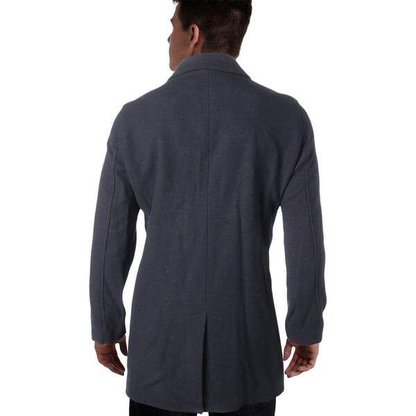 Shop Karl Lagerfeld Paris Mens Car Coat Winter Wool Blend