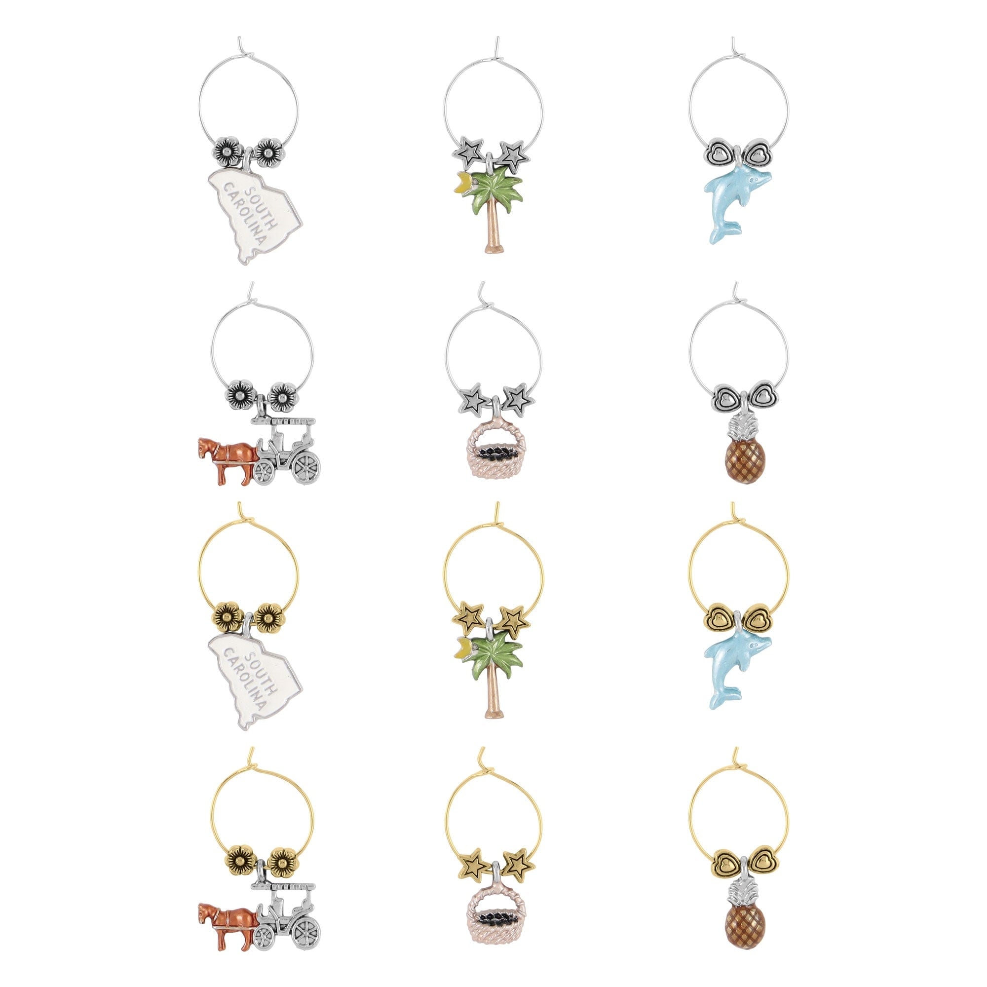Wine glass charms sale bed bath and beyond