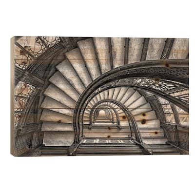 The Rookery Print On Wood by Yimei Sun - Multi-Color