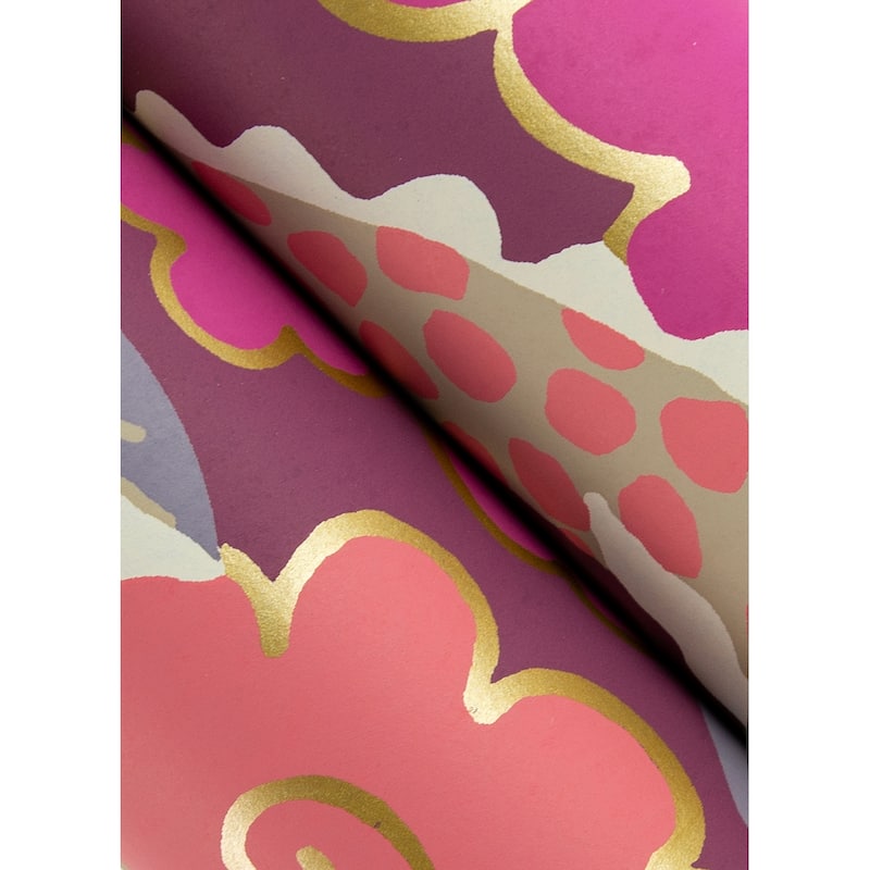 A-Street Prints Yanci Plum Dragon Wallpaper