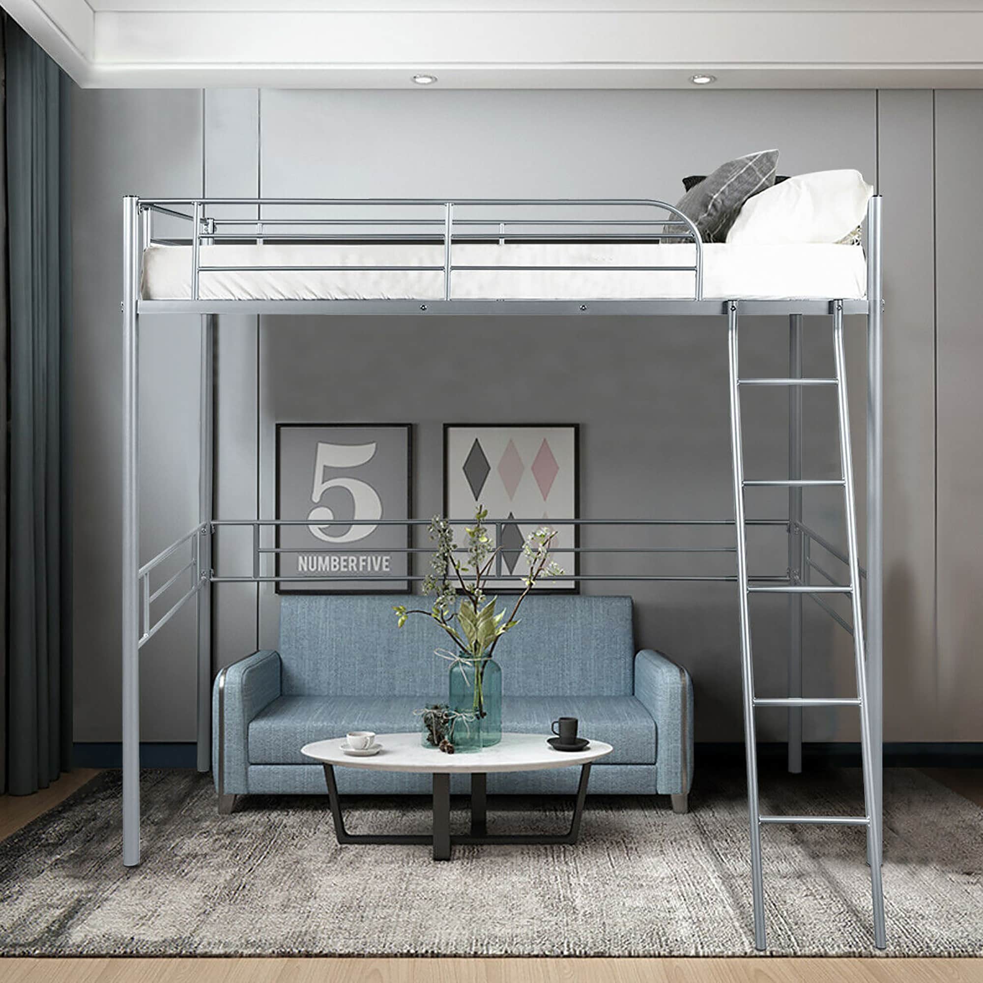 loft single bed frame