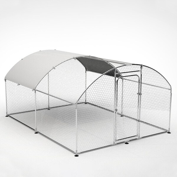 Large Chicken Coo Walk-in Poultry Cage Chicken Run Arc Shaped Cage