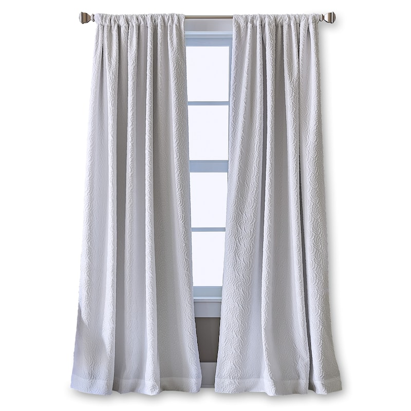 DKNY Chrysanthemum Floral Single Curtain Panel