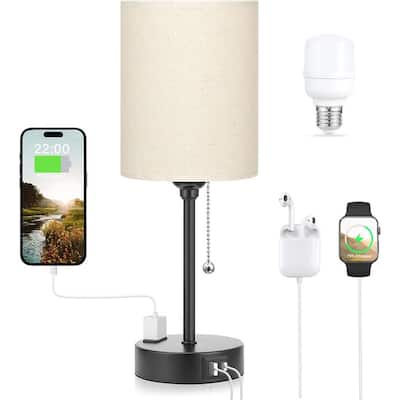 Small Bedside Table lamp for Bedroom - 3 Color Temperatures
