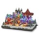 preview thumbnail 34 of 50, Alpine Corporation Christmas Winter Wonderland Set with LED Lights and Music