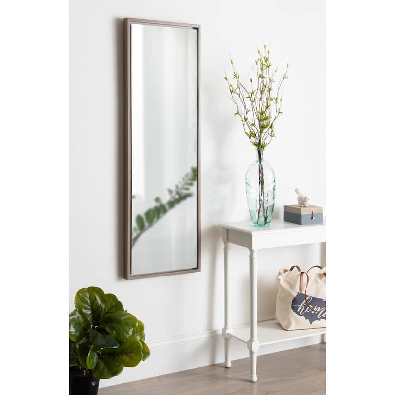 Kate and Laurel Evans Framed Wall Panel Mirror - 16x48