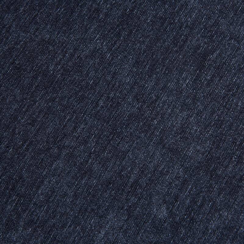 Roomfitters 360-Swivel Counter Stool, Upholstered Wingback Bar Chair with Piping and Bronze Kickplate, Navy Blue