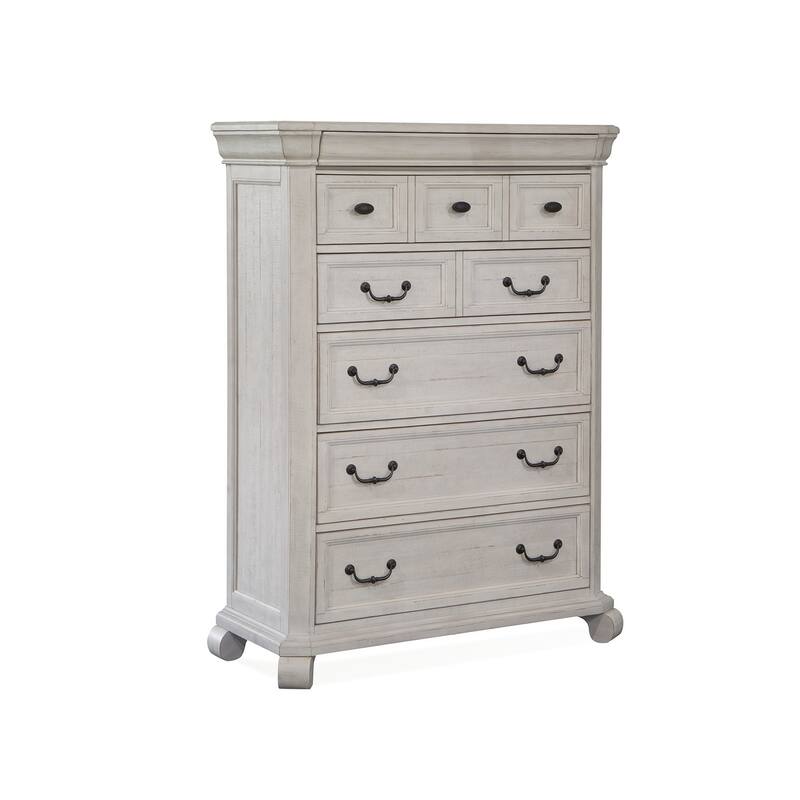 Magnussen Home Bronwyn Alabaster Drawer Chest - 6-drawer