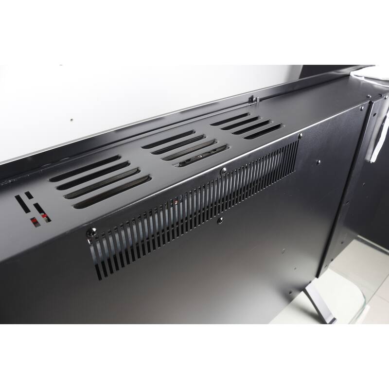 60-Inch Electric Fireplace with Recessed & Wall Mount Options, 16 Color Flame, Touch Screen, Timer & 5000 BTU Heater