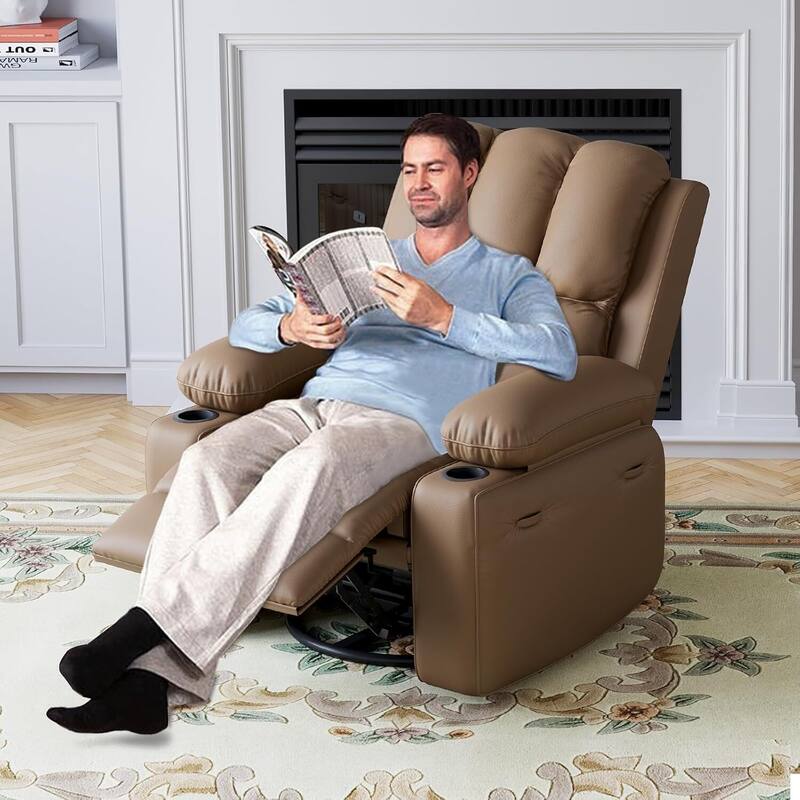 Oversize Manual Recliner Sofa Chair for Living Room, Bedroom and Nursery