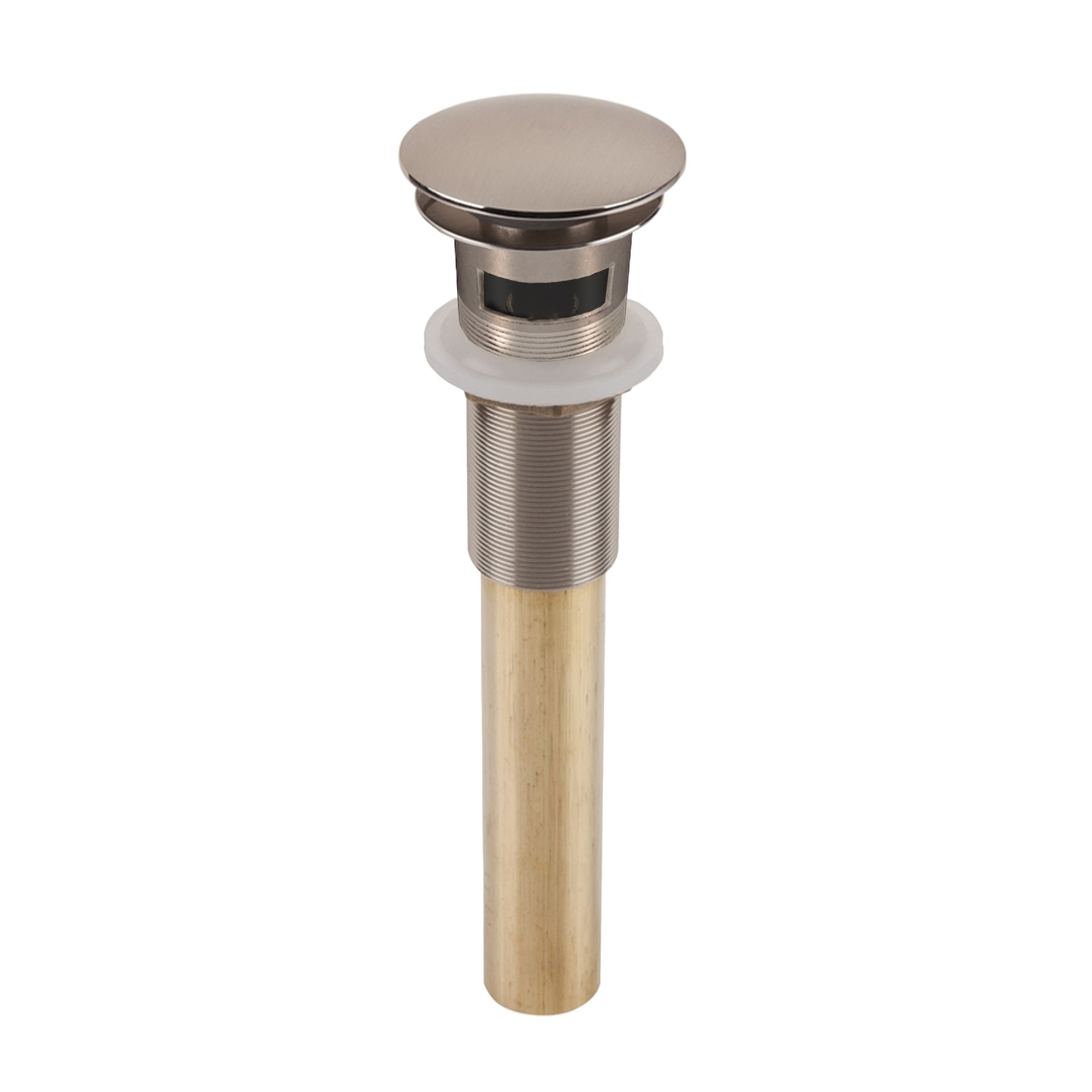 Chrome Plated Brass Grid Drain Without Overflow