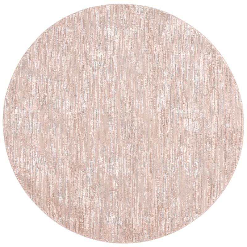 SAFAVIEH Revive Arminda Transitional Rug - 8' Round - Pink/Ivory
