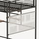preview thumbnail 22 of 21, Multi-functional Storage Design Full Loft Metal Bed w/ Built-in Desk & Charging