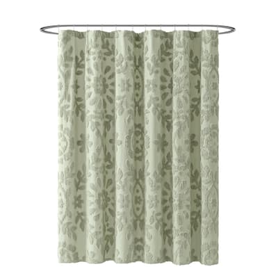 Peri Home Chenille Laurel Shower Curtain