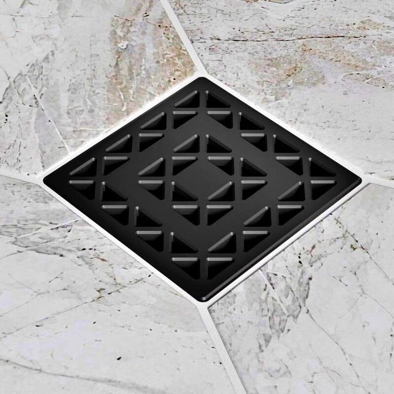 Ebbe America E4802-MB LATTICE - Matte Black - Unique Drain Cover - Matte Black