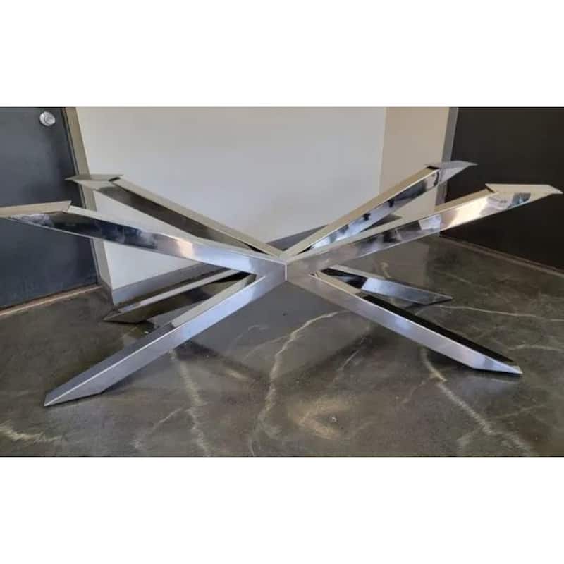 Spider Dining table Polish Mirror Finish