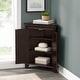 preview thumbnail 2 of 11, Crosley Lydia Corner Storage Cabinet - 22 "W x	12 "D x 28.88 "H