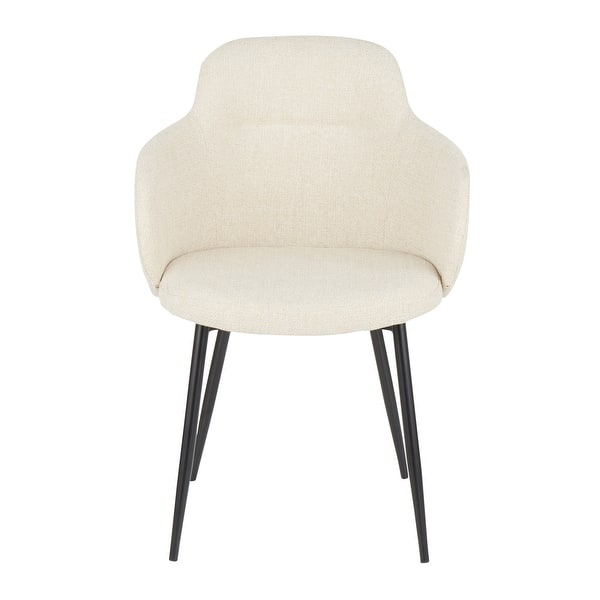 slide 2 of 8, Carson Carrington Iglabo Industrial Upholstered Chair - N/A Cream Noise