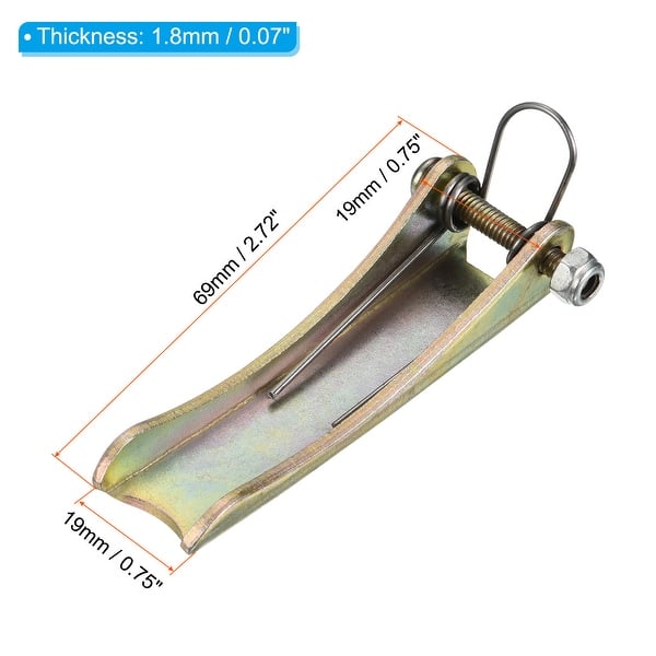 69mm Hook Safety Latch Kit, 2 Pack Metal Towing Hitch Replacement